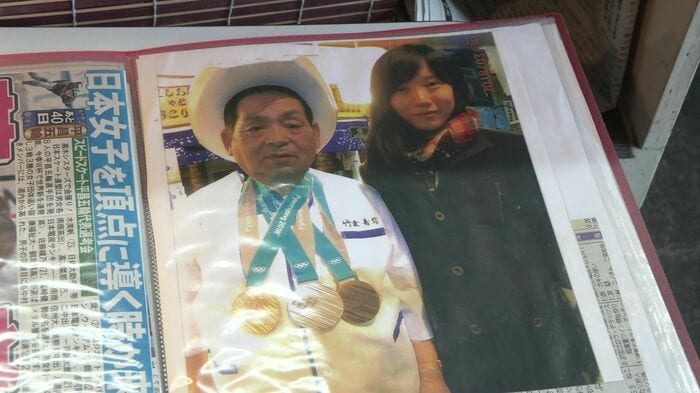 美帆さんが行きつけの寿司店の杉山雪男さん 思い出の写真