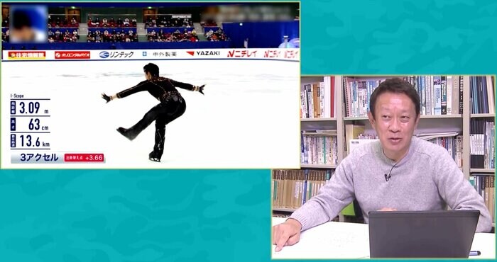 櫻井教授は羽生のジャンプを分析