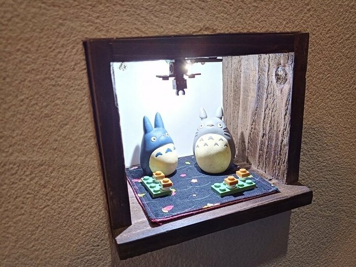 オシャレな飾り棚に!