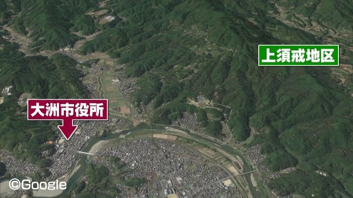 大洲市中心部から車で20分の山あいにある上須戒地区