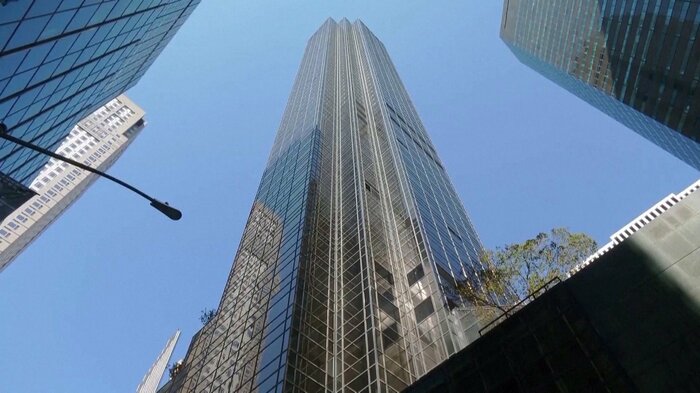 ニューヨークのトランプ・タワー(2022年9月撮影)