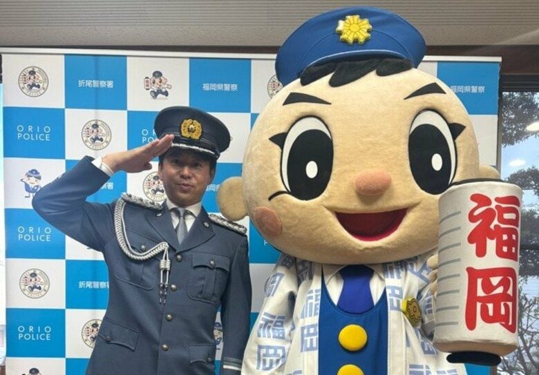一日署長にアナウンサー　街の人に交通事故防止を呼びかけ「正しい交通マナーの実践を」折尾警察署　福岡｜FNNプライムオンライン