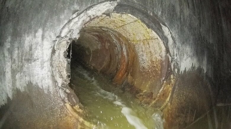 ドローン下水道点検の最新技術実証
