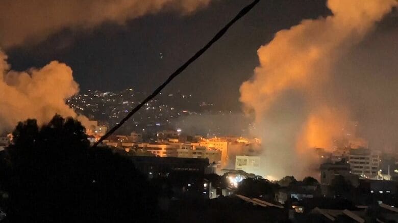 イスラエル軍が隣国レバノン全土に大規模攻撃　ベイルート南部郊外で10人死亡　イランに続きヒズボラへの攻撃強化か｜FNNプライムオンライン