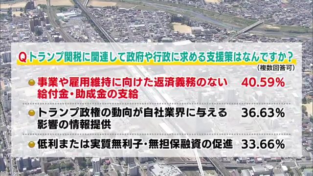 企業が政府や行政に求める支援策
