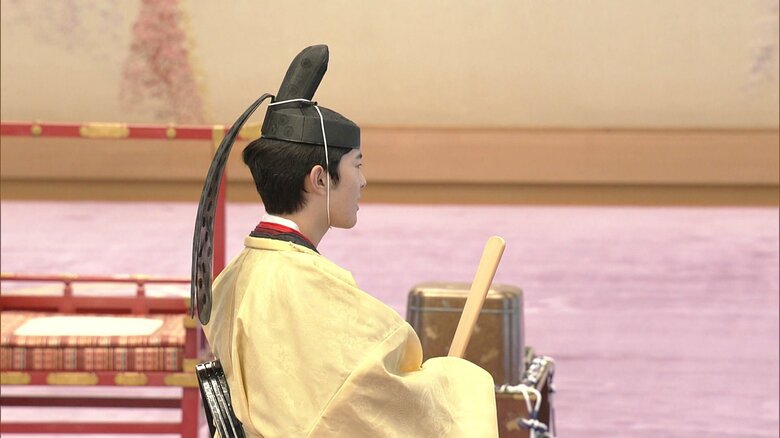 成年式に臨まれる悠仁さま（2025年9月）