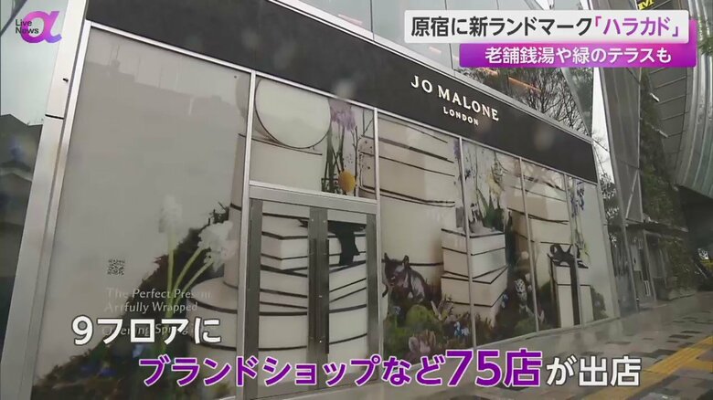 原宿・神宮前の交差点にオープンする「東急プラザ原宿ハラカド」