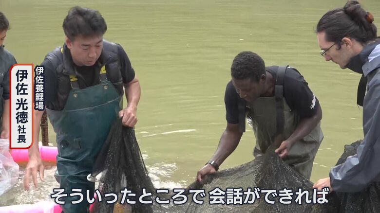 通訳としても期待されるサリフさん