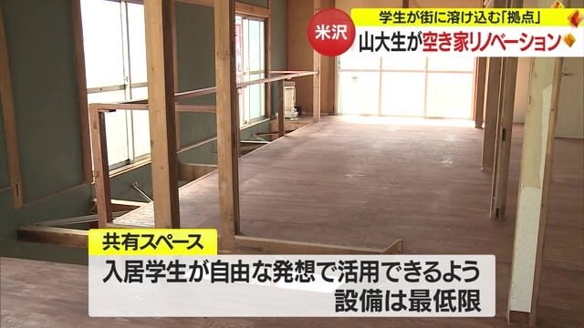 2階は居住エリアに