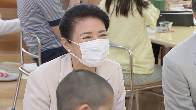 子ども達と触れあわれた　5月21日