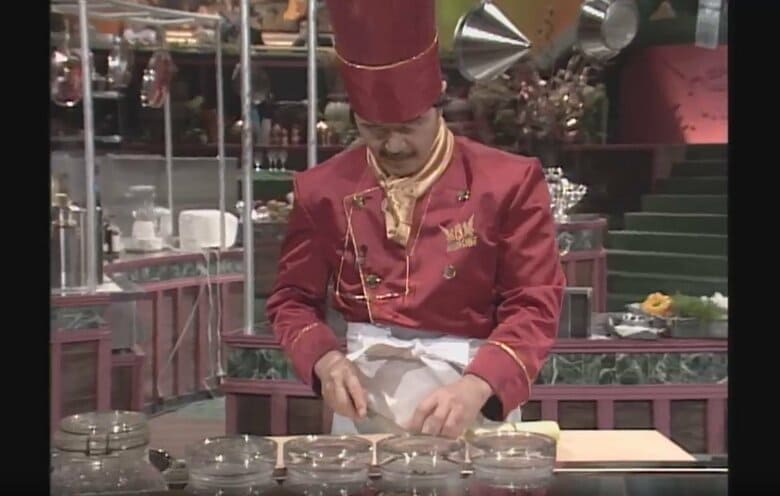 “フレンチの鉄人”坂井宏行さん（『料理の鉄人』より）