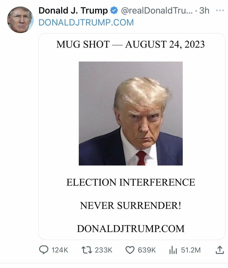 トランプ氏の「X」が2021年1月以降初めて更新された