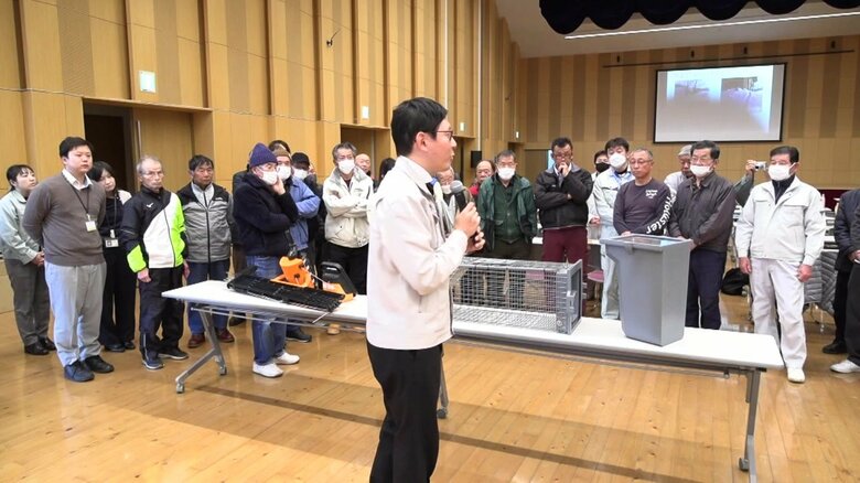 アライグマ対策研修会（佐賀・小城市 2025年1月17日）