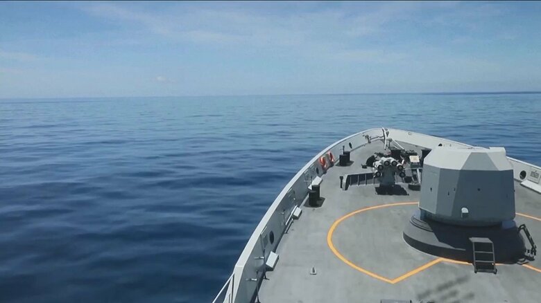 中国軍の演習（2022年8月）