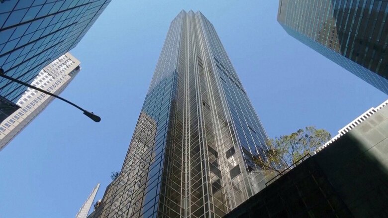 ニューヨークのトランプ・タワー（2022年9月撮影）