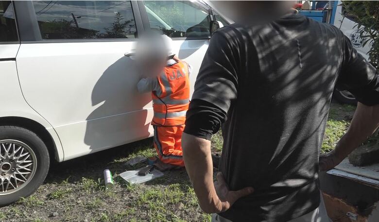 依頼主は車の鍵をなくした男性