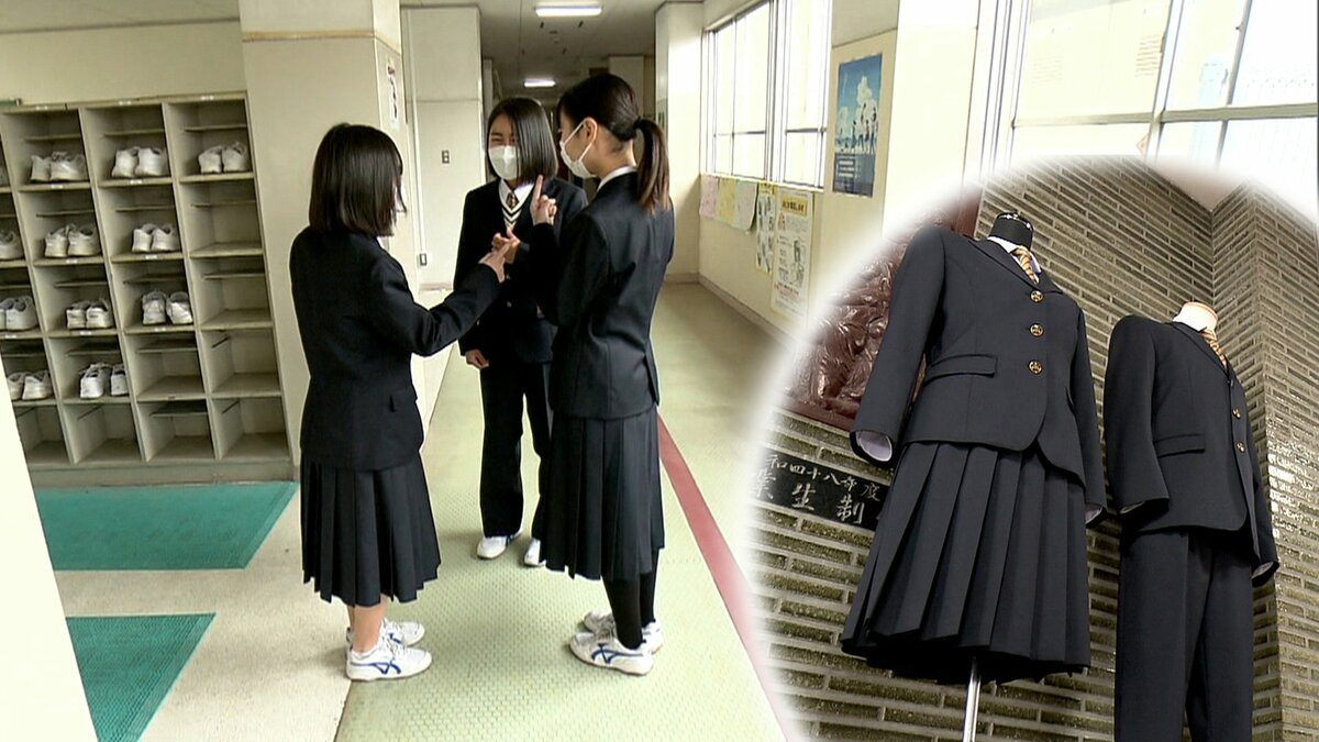 ヌード 中学 女子 学校制服の選択制」広がる 性の多様性などに配慮 中1女子の1割がスラックス 男子がキュロット選べる学校も 【静岡発】｜FNNプライムオンライン