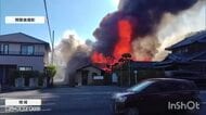 【続報】「もう熱風…火が来る」と住民は不安な夜　早島町の住宅地で火事　建設会社の作業場を全焼【岡山】
