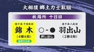 錦木（岩手・盛岡市出身）4勝目　大相撲秋場所10日目