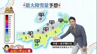 新潟の天気<お空にタッチ>1/27 山沿い中心に雪 真冬並みの寒さも戻りそう…