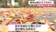 県内山地で19日未明から朝にかけ積雪か 路面凍結などに備えを【佐賀県】