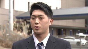 日ハム・松本遼大投手(花巻東)が入寮 高校先輩・大谷翔平選手に続け<岩手県>