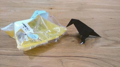 家でごみを放置すると「カラス」が襲来!? 妻が夫に送った“使者”が微笑ましい