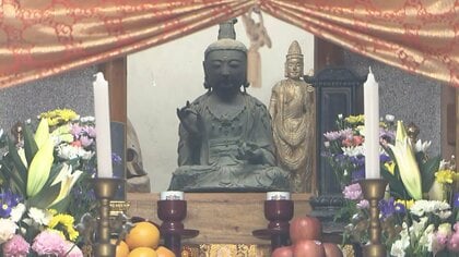 “数奇な運命”たどった仏像「観世音菩薩坐像」が韓国から13年ぶりに長崎・対馬市の観音寺に戻る　窃盗団に盗まれ韓国に