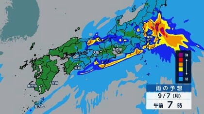 鹿児島・奄美で線状降水帯が発生　1時間に47ミリの大雨