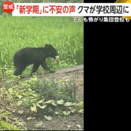 【警戒】クマ撃退スプレーの携行を推奨…「新学期」に不安の声　クマが学校周辺に…子供が怖がり集団登校も　北海道・長野・神奈川で出没相次ぐ