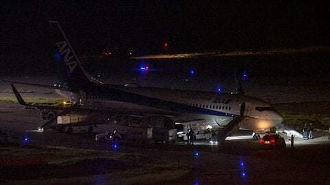 【速報】全日空機でエンジントラブル　沖縄・那覇空港に引き返し緊急着陸　乗客ら機体から緊急脱出