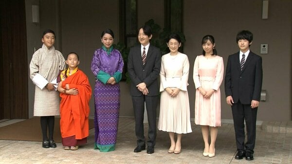 ブータン王女と2人の王子が帰国　秋篠宮ご一家 総出の”おもてなし”で見えた「すごく似ている」両国の絆｜FNNプライムオンライン