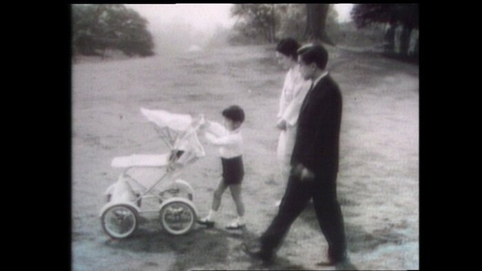 秋篠宮さまを乗せた乳母車を押し 両陛下と散歩される皇太子さま