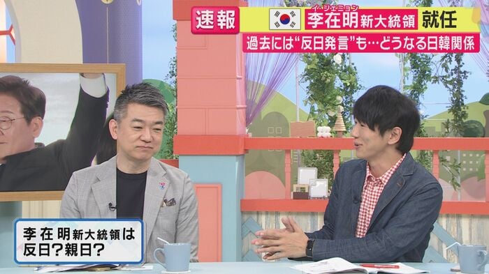 橋下氏と古市氏 関西テレビ「旬感LIVEとれたてっ!」より