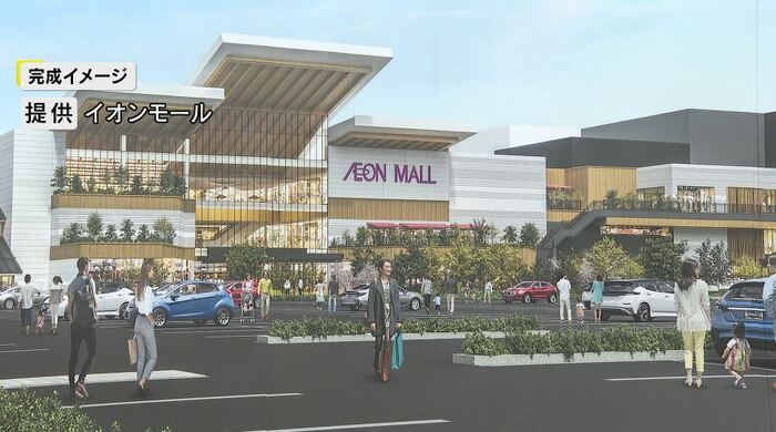 「イオンモール須坂」完成イメージ(提供:イオンモール)