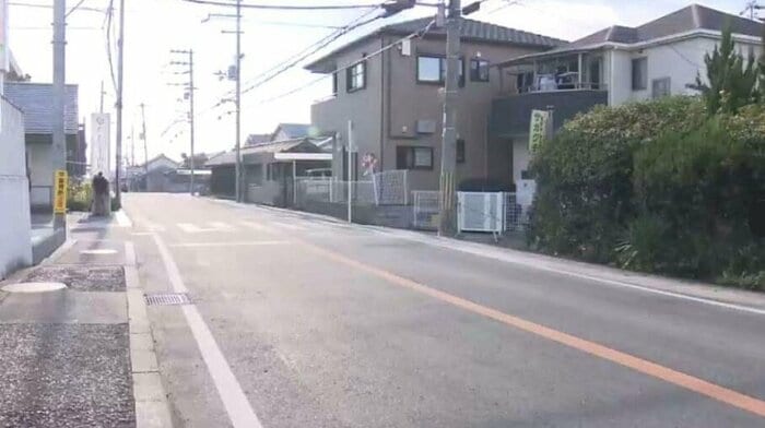 事件があった岸和田市の道路
