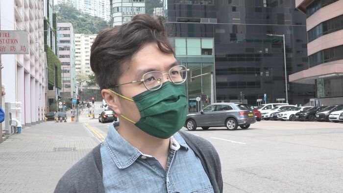 FNNの取材に応じる区諾軒・元立法会議員