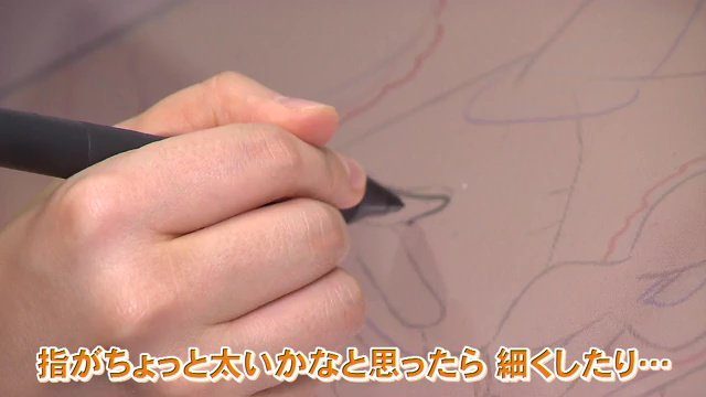 キャラクターの作画を設定に近づける