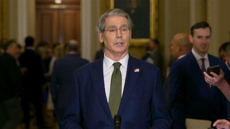 アメリカのベッセント財務長官　関税交渉「交渉国がかたくなで合意できない場合は発表した水準に戻らざるを得ない可能性」｜FNNプライムオンライン