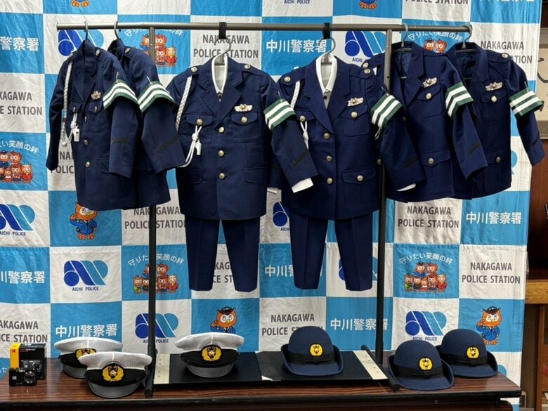 本物を忠実に再現…JRA「ウインズ名古屋」が交通安全協会に“子ども警察官”の制服を贈呈 社会貢献の一環で｜FNNプライムオンライン