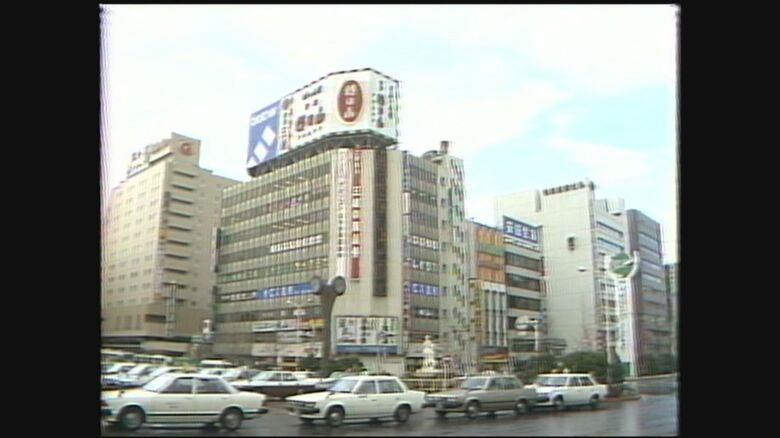 1988年の新潟駅前