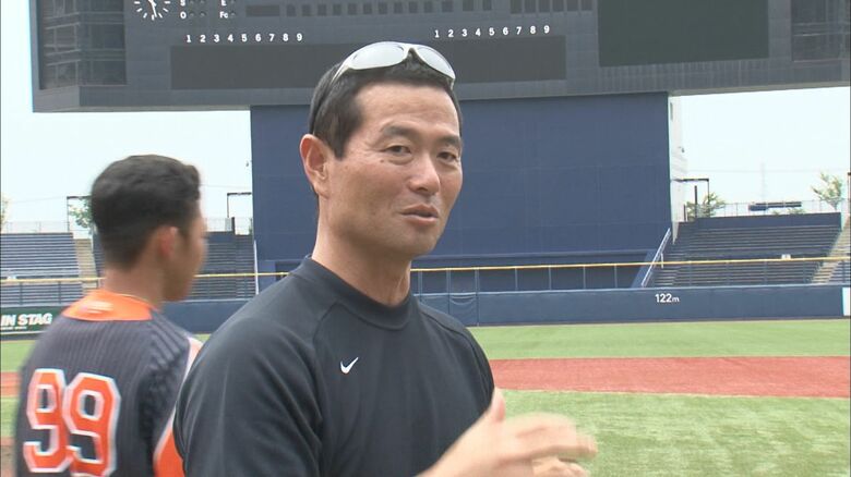 長男・真樹さんがアルビBCに在籍していた縁で時折、新潟を訪れていた桑田さん（2015年）