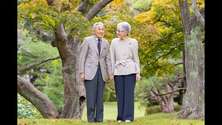 10月4日撮影 赤坂御用地（宮内庁提供）