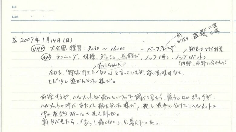 とある日の練習内容