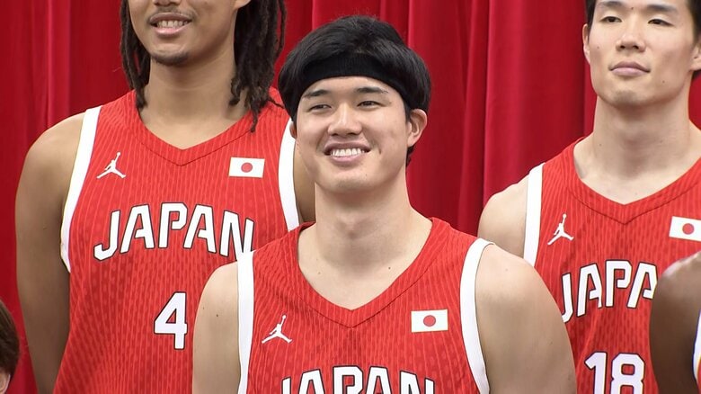 渡邊雄太選手（10日、都内会見で）