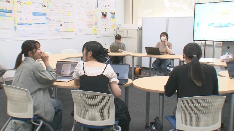 学生が運営するフードバンクのミーティング