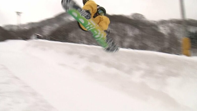 2010年（当時11歳）練習拠点の１つ山形県の横根スキー場