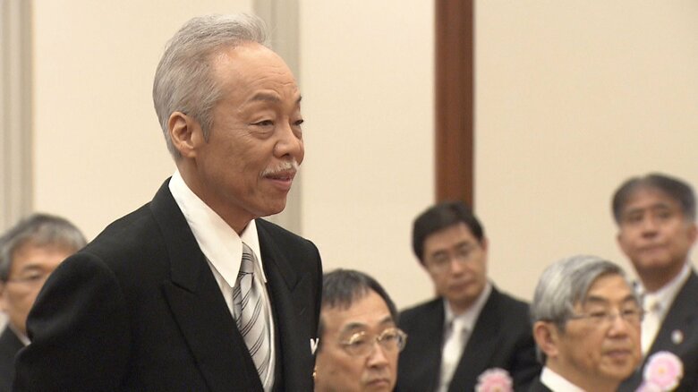 谷村さんは2015年に紫綬褒章を受賞