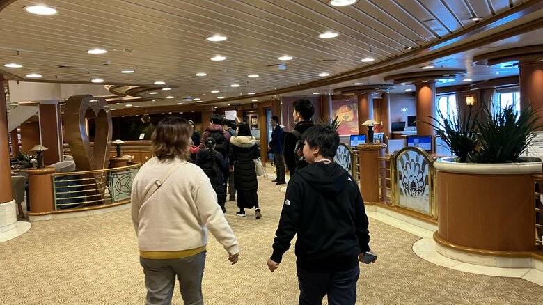 見学会では船旅モードが高まった