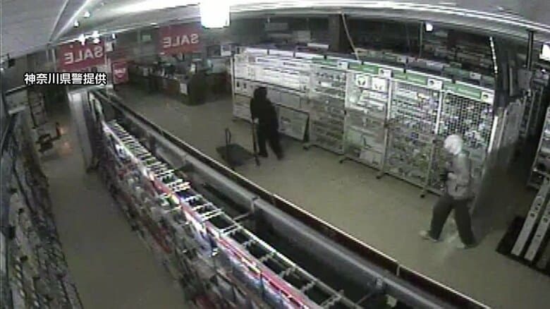 千葉県内で起こした窃盗事件の様子